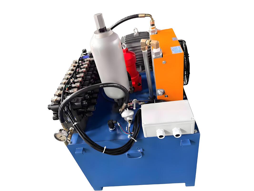 Hydraulic Power Unit-6L Steel Tank 2.5cc/R Hydraulic Gear Pump With Motor AC 380V 750W 1450RPM-2