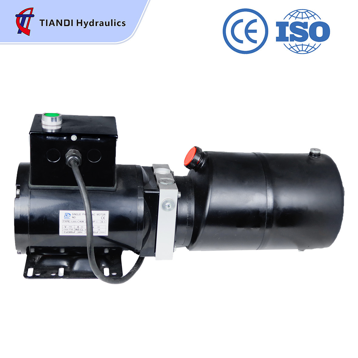 AC 110 Volt Hydraulic Power Unit 2.2Kw Double Acting 3 Hp For Car Lifter