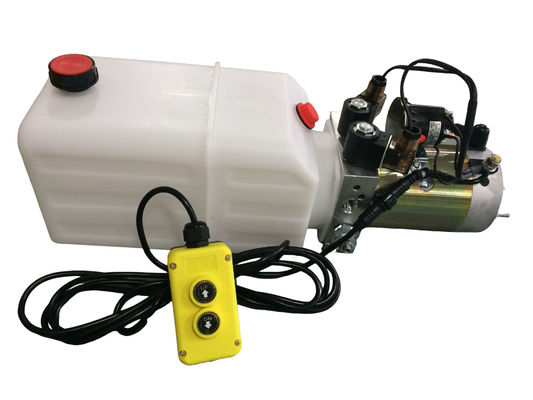 Remolque de la descarga del alto rendimiento paquetes de energía hydráulica micro con el tanque de aceite plástico 8L