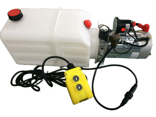 12V DC Mini Hydraulic Power Unit Double que actúa con el tapón de desagüe