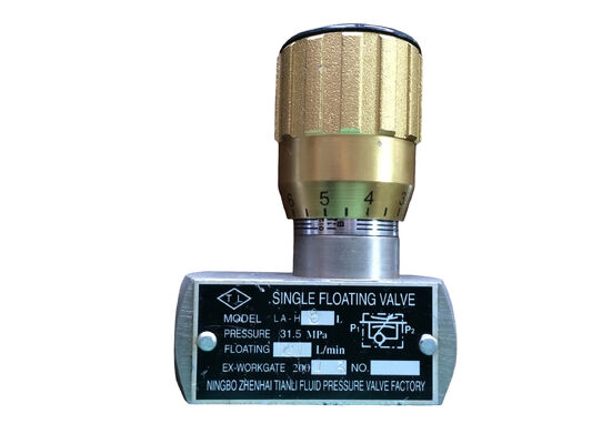 Válvula de control hidráulica eléctrica de aluminio de flujo del CE LA-H25L de bobina